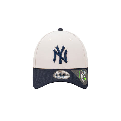 NEW YORK YANKEES 2-TONE STONE REPREVE NAVY VISOR STONE 9FORTY CAP