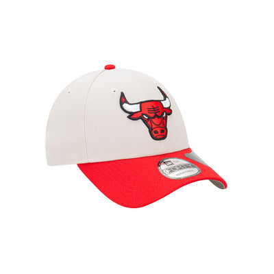 CHICAGO BULLS 2-TONE STONE REPREVE SCARLET VISOR STONE 9FORTY CAP