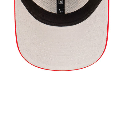 CHICAGO BULLS 2-TONE STONE REPREVE SCARLET VISOR STONE 9FORTY CAP