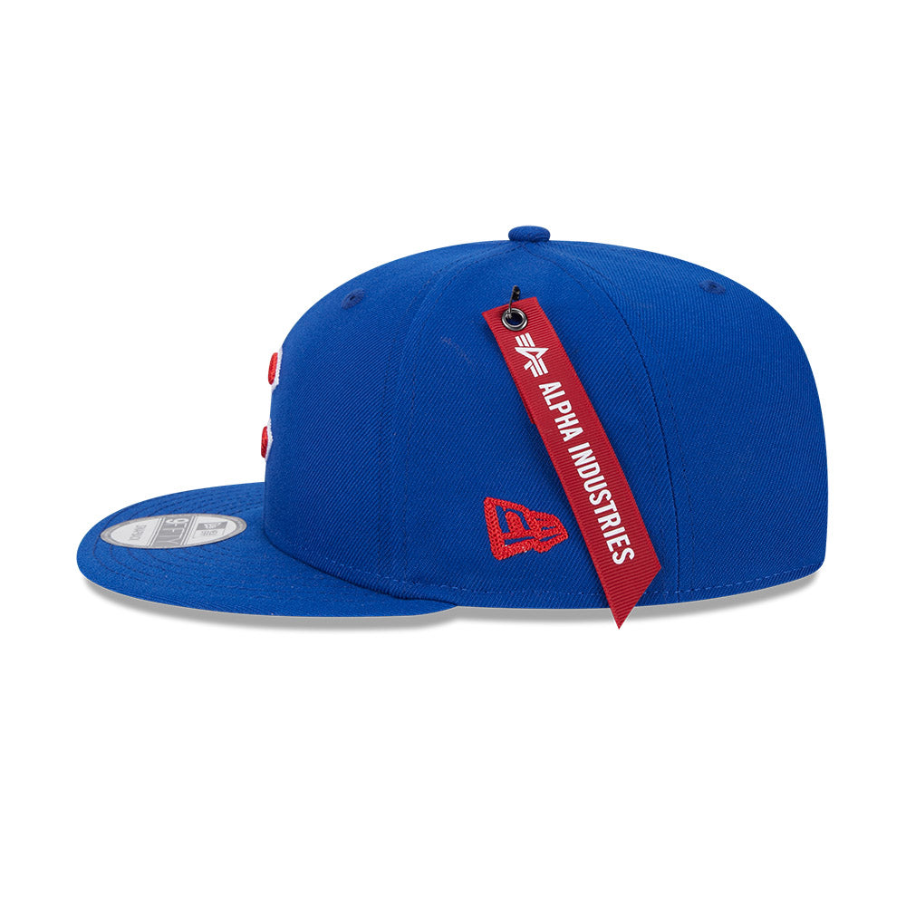 ALPHA INDUSTRIES X CHICAGO CUBS BLUE 9FIFTY CAP