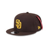 ALPHA INDUSTRIES X SAN DIEGO PADRES DARK BROWN 9FIFTY CAP