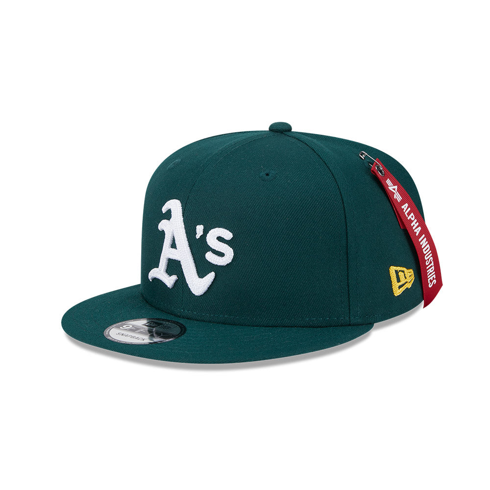 ALPHA INDUSTRIES X OAKLAND ATHLETICS DARK GREEN 9FIFTY CAP