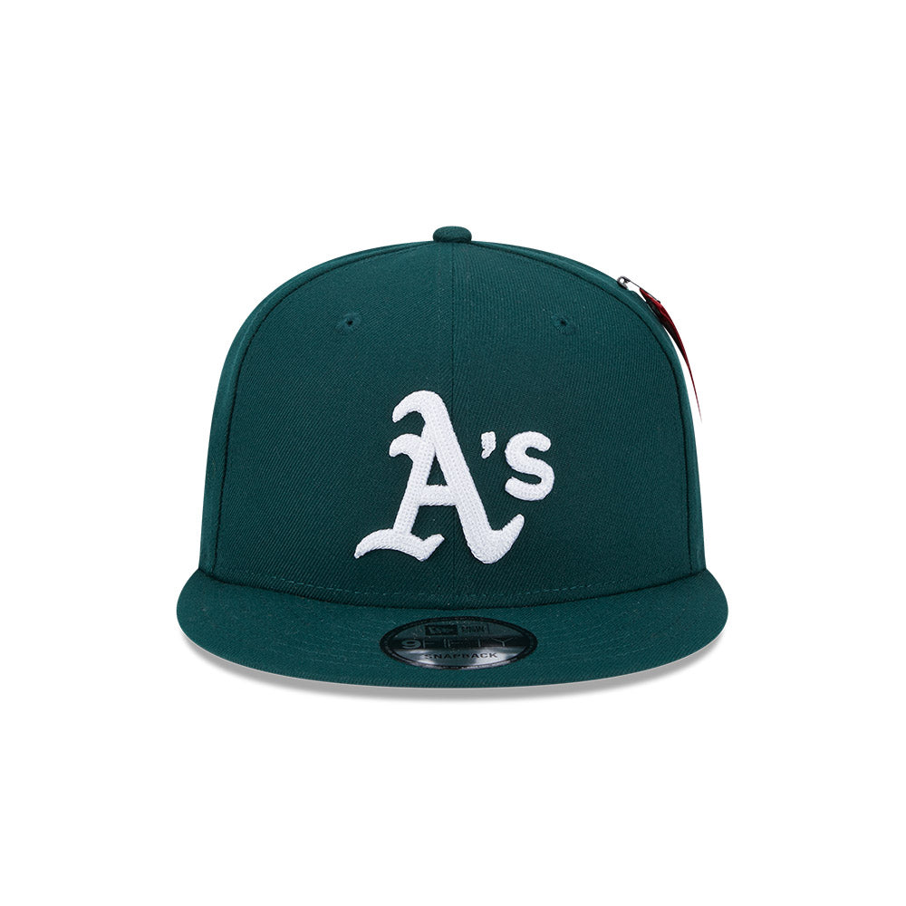 ALPHA INDUSTRIES X OAKLAND ATHLETICS DARK GREEN 9FIFTY CAP