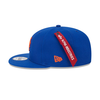 ALPHA INDUSTRIES X NEW YORK METS BLUE 9FIFTY CAP