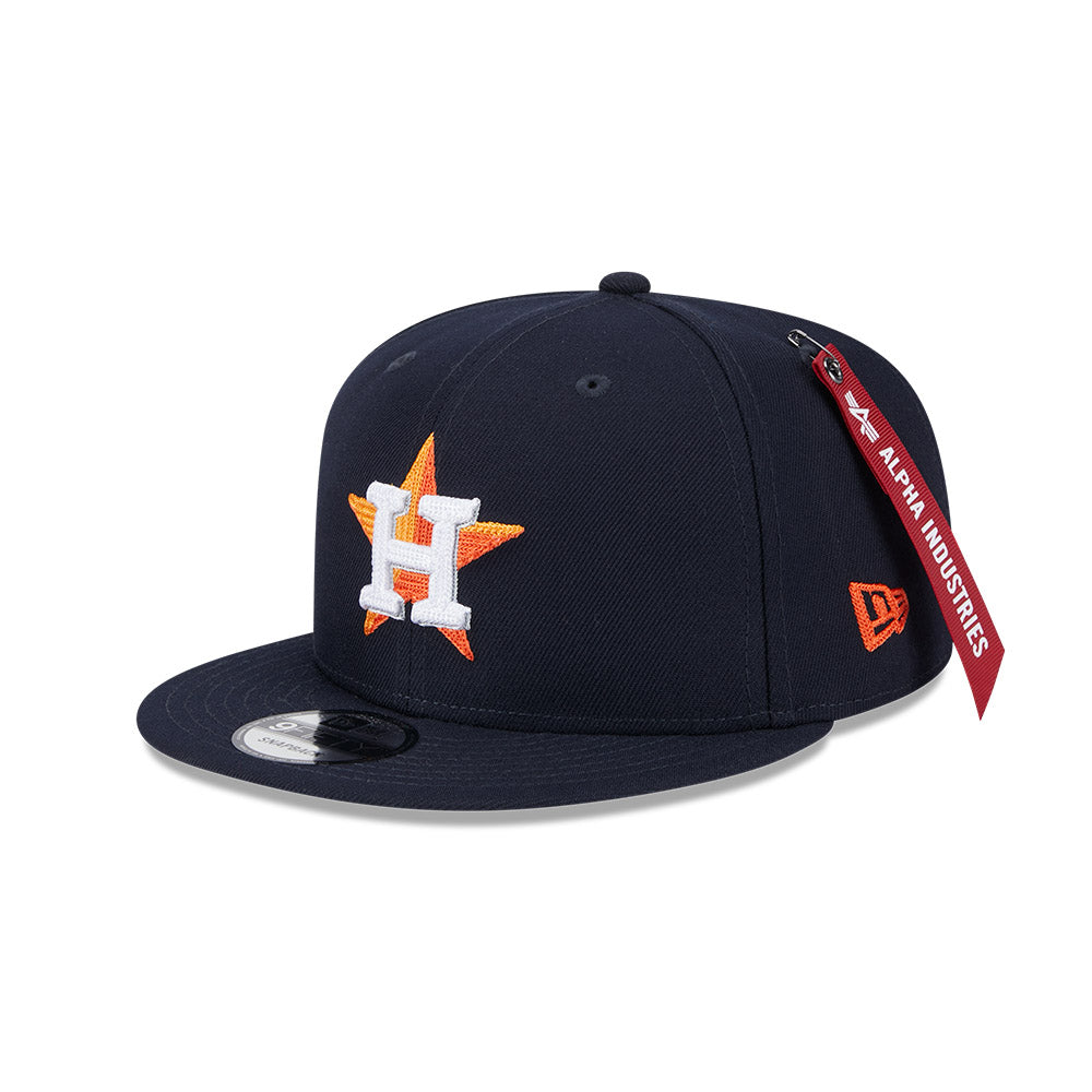 ALPHA INDUSTRIES X HOUSTON ASTROS NAVY 9FIFTY CAP