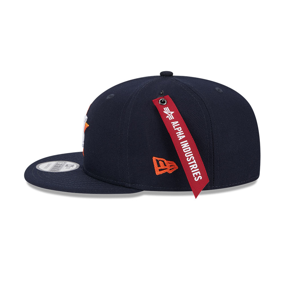 ALPHA INDUSTRIES X HOUSTON ASTROS NAVY 9FIFTY CAP