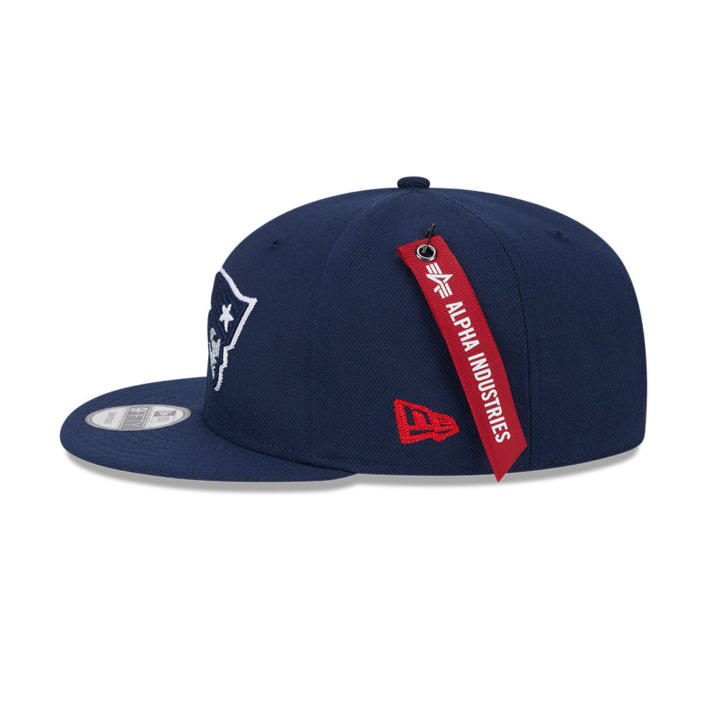 ALPHA INDUSTRIES X NEW ENGLAND PATRIOTS DARK BLUE 9FIFTY CAP