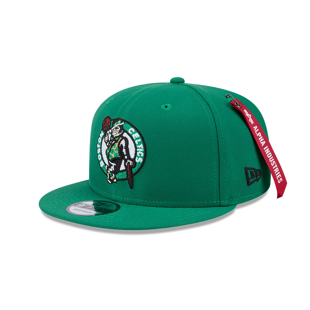 ALPHA INDUSTRIES X BOSTON CELTICS GREEN 9FIFTY CAP