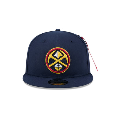 ALPHA INDUSTRIES X DENVER NUGGETS DARK BLUE 9FIFTY CAP