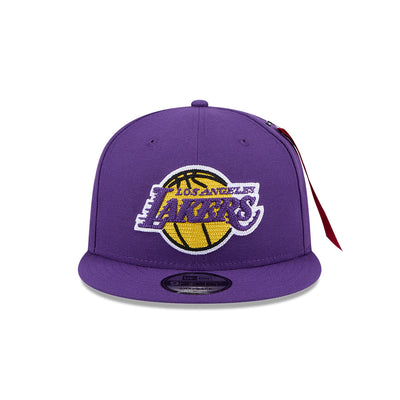 ALPHA INDUSTRIES X LOS ANGELES LAKERS PURPLE 9FIFTY CAP