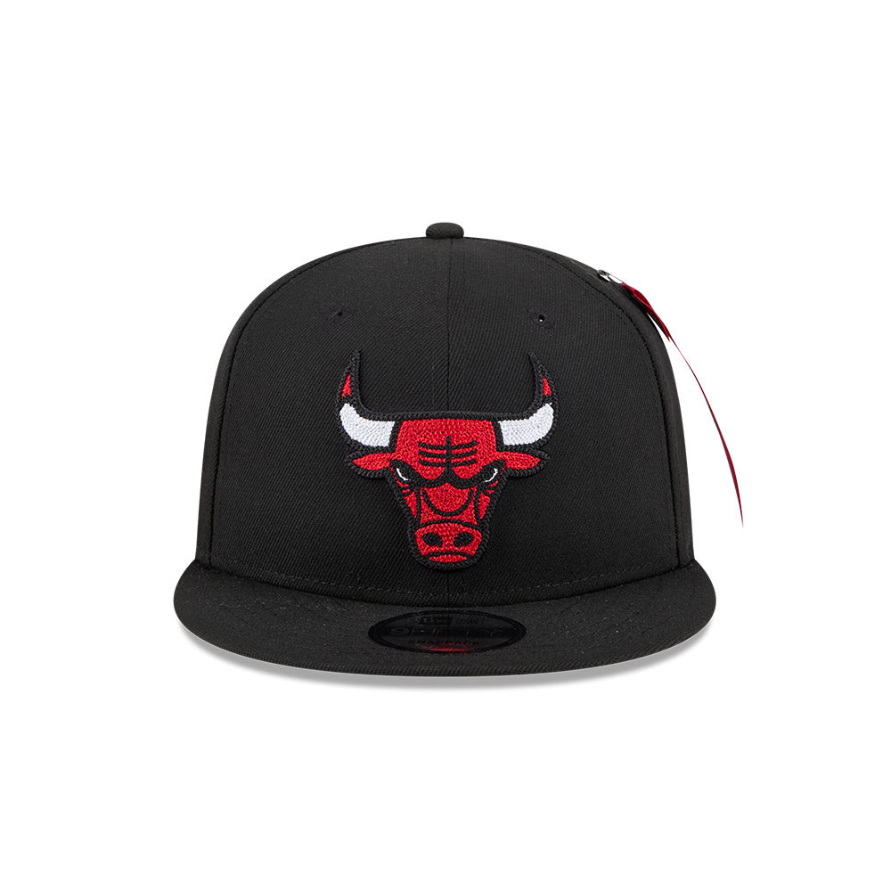 ALPHA INDUSTRIES X CHICAGO BULLS BLACK 9FIFTY CAP