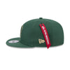 ALPHA INDUSTRIES X MILWAUKEE BUCKS DARK GREEN 9FIFTY CAP