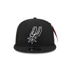 ALPHA INDUSTRIES X SAN ANTONIO SPURS BLACK 9FIFTY CAP