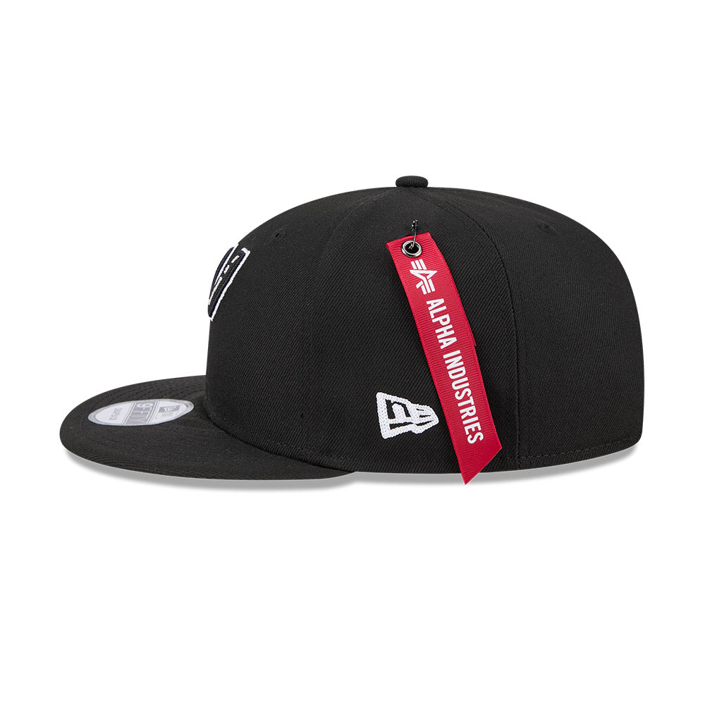 ALPHA INDUSTRIES X SAN ANTONIO SPURS BLACK 9FIFTY CAP