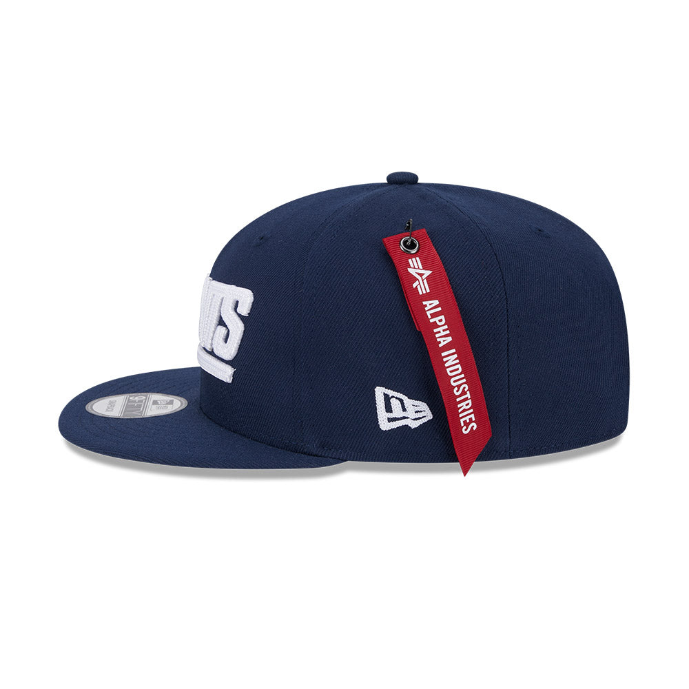 ALPHA INDUSTRIES X NEW YORK GIANTS DARK BLUE 9FIFTY CAP