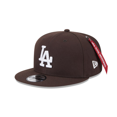 ALPHA INDUSTRIES X LOS ANGELES DODGERS DARK BRWON 9FIFTY CAP