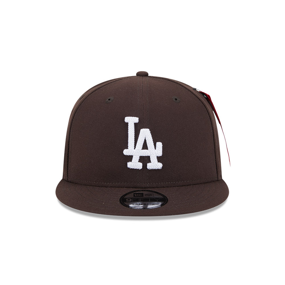 ALPHA INDUSTRIES X LOS ANGELES DODGERS DARK BRWON 9FIFTY CAP