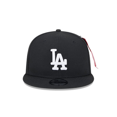 ALPHA INDUSTRIES X LOS ANGELES DODGERS BLACK 9FIFTY CAP