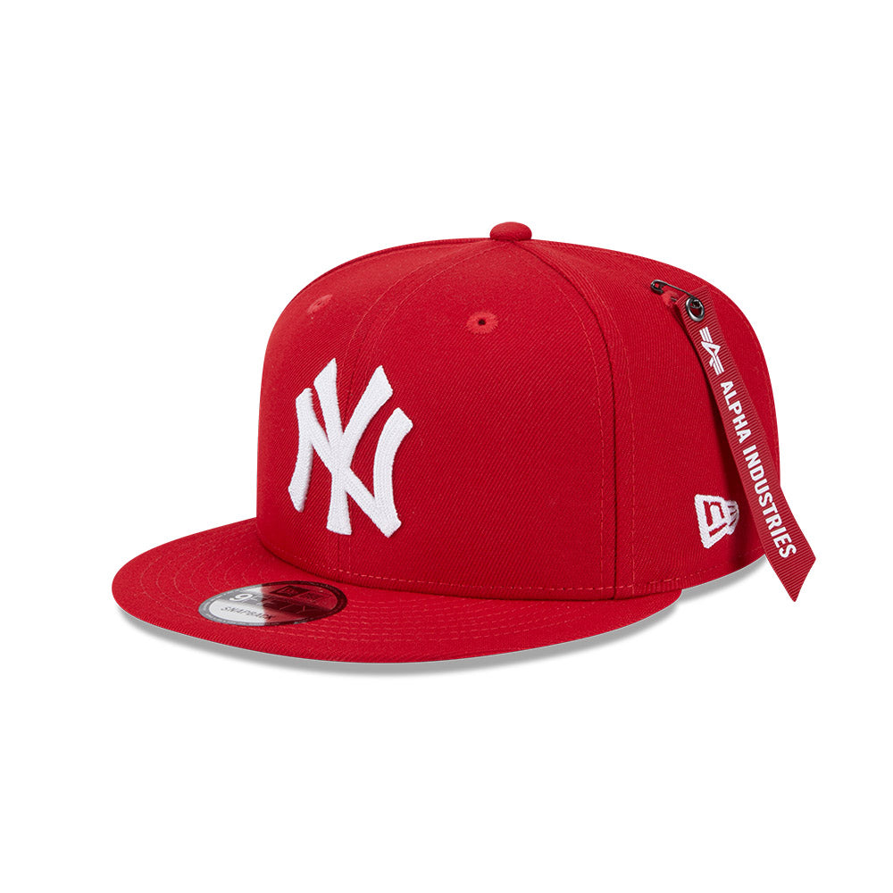 ALPHA INDUSTRIES X NEW YORK YANKEES RED 9FIFTY CAP