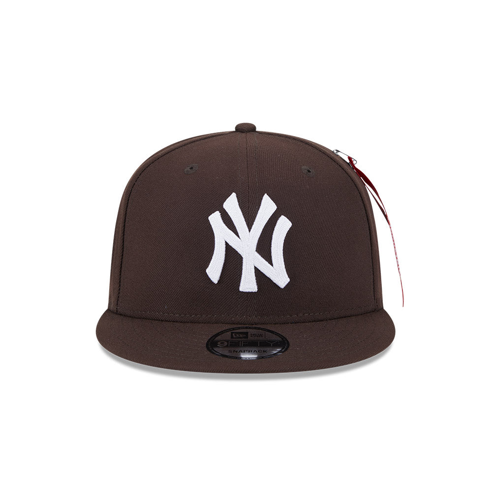 ALPHA INDUSTRIES X NEW YORK YANKEES DARK BROWN 9FIFTY CAP