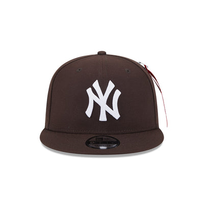 ALPHA INDUSTRIES X NEW YORK YANKEES DARK BROWN 9FIFTY CAP