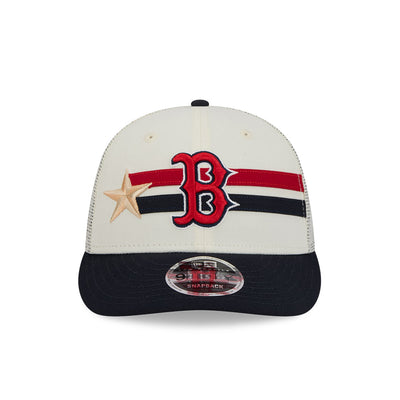 MLB ALL STAR GAME 2024 BOSTON RED SOX NAVY VISOR LIGHT CREAM LP 9FIFTY CAP