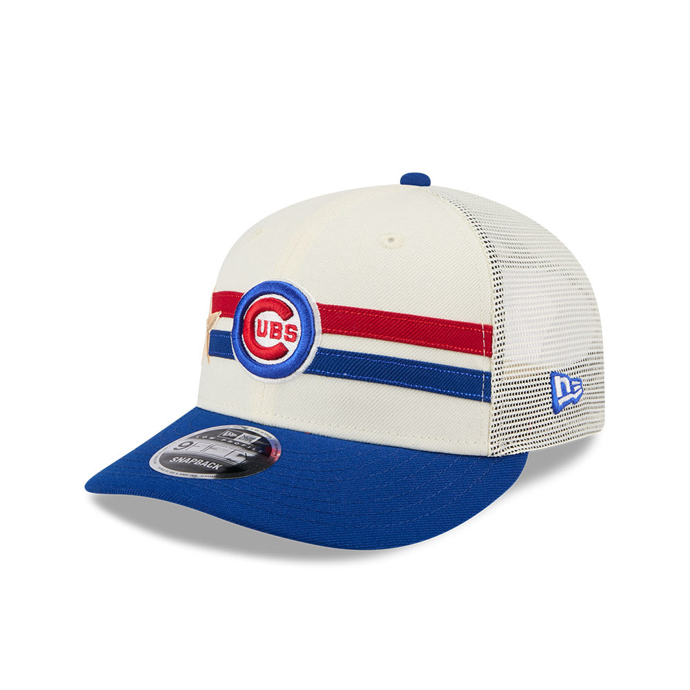 MLB ALL STAR GAME 2024 CHICAGO CUBS BLUE LP VISOR LIGHT CREAM 9FIFTY CAP
