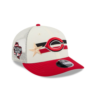 MLB ALL STAR GAME 2024 CINCINNATI REDS RED VISOR LIGHT CREAM LP 9FIFTY CAP