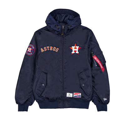 ALPHA INDUSTRIES X HOUSTON ASTROS NAVY JACKET