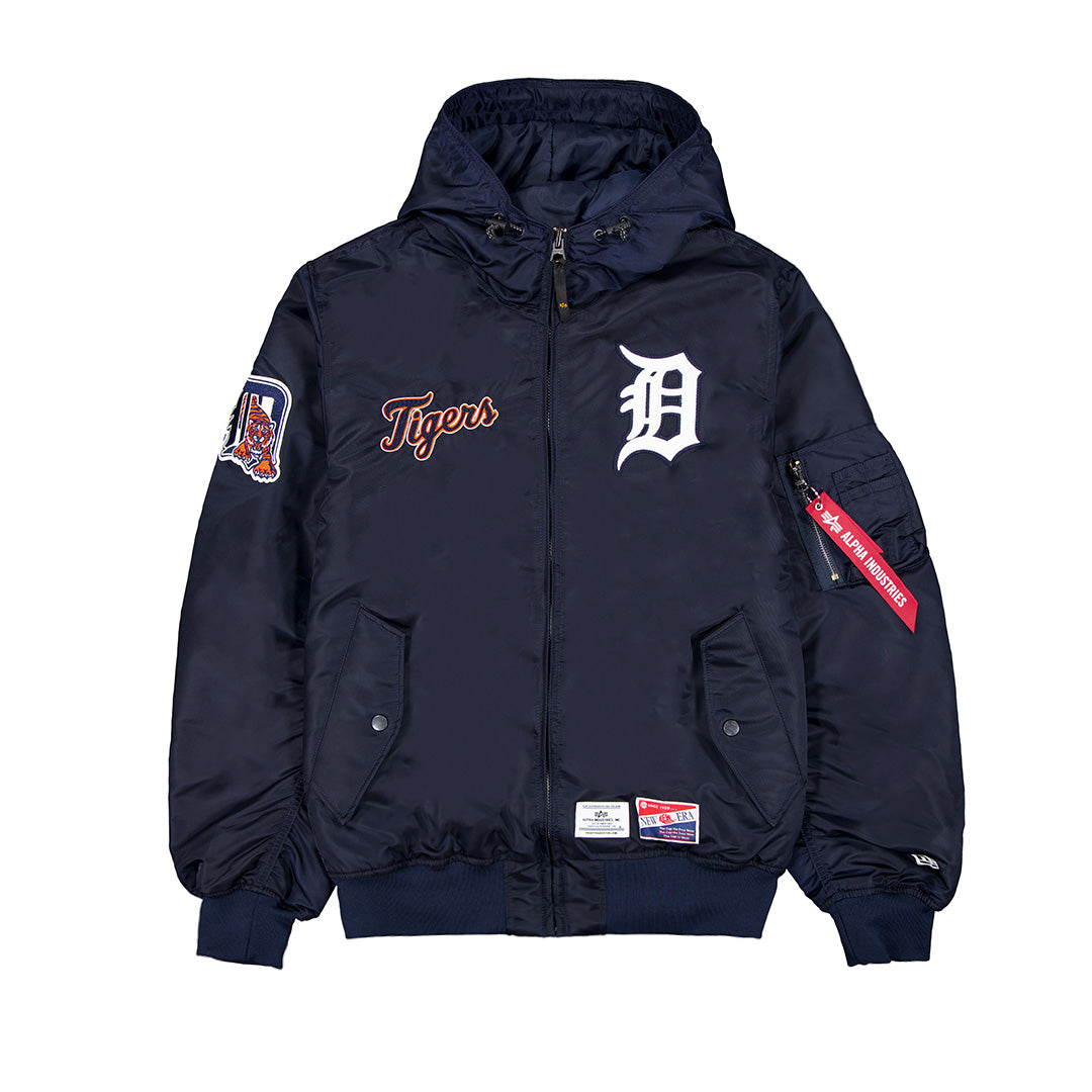 ALPHA INDUSTRIES X DETROIT TIGERS NAVY JACKET