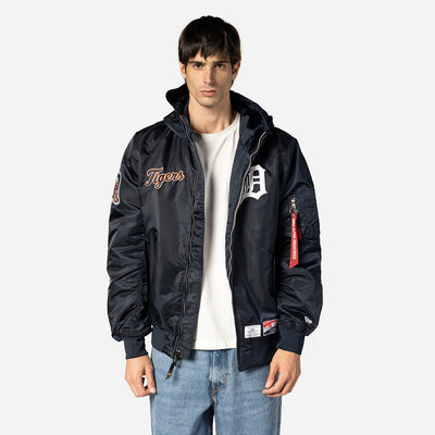 ALPHA INDUSTRIES X DETROIT TIGERS NAVY JACKET