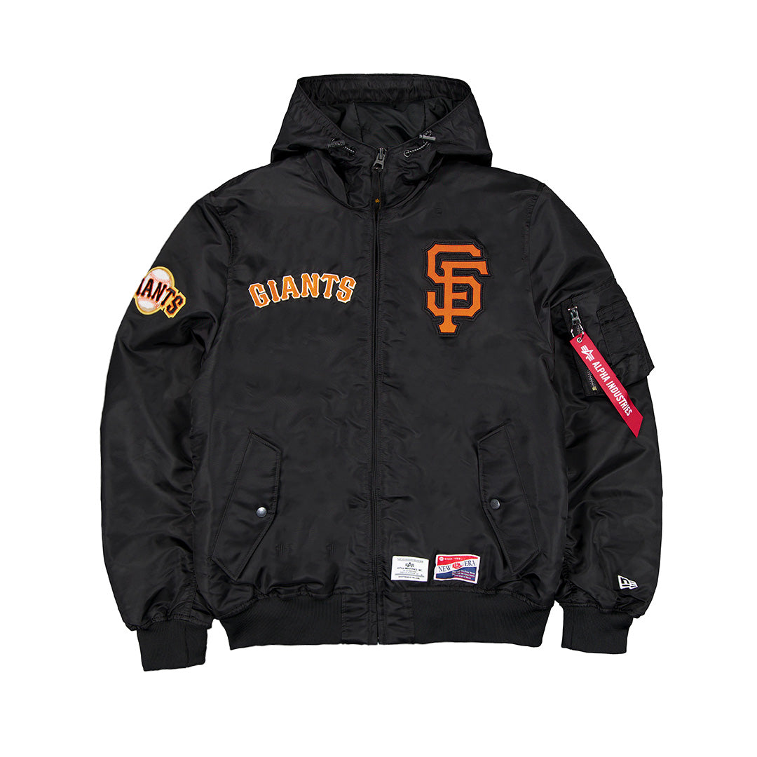 ALPHA INDUSTRIES X SAN FRANCISCO GIANTS BLACK JACKET