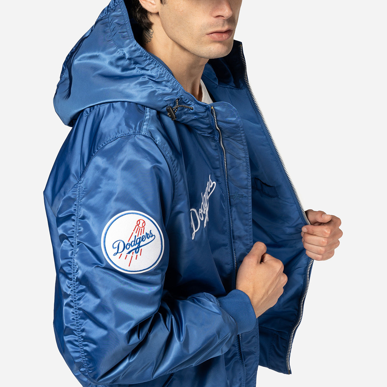 ALPHA INDUSTRIES X LOS ANGELES DODGERS BLUE JACKET