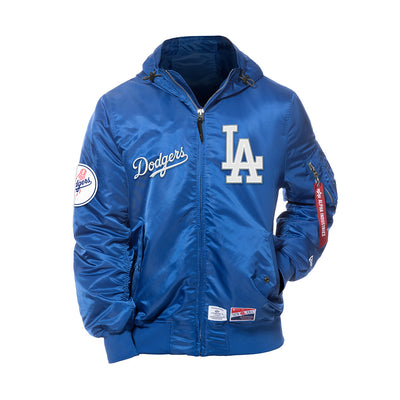 ALPHA INDUSTRIES X LOS ANGELES DODGERS BLUE JACKET