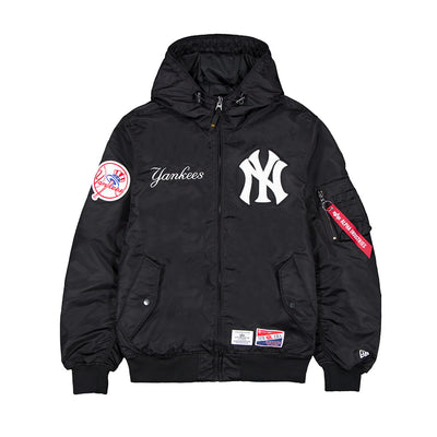 ALPHA INDUSTRIES X NEW YORK YANKEES BLACK JACKET