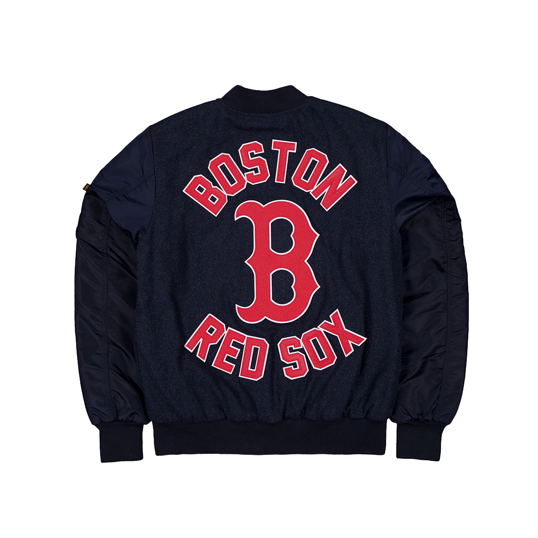 ALPHA INDUSTRIES X BOSTON RED SOX NAVY JACKET