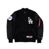 ALPHA INDUSTRIES X LOS ANGELES DODGERS BLACK JACKET