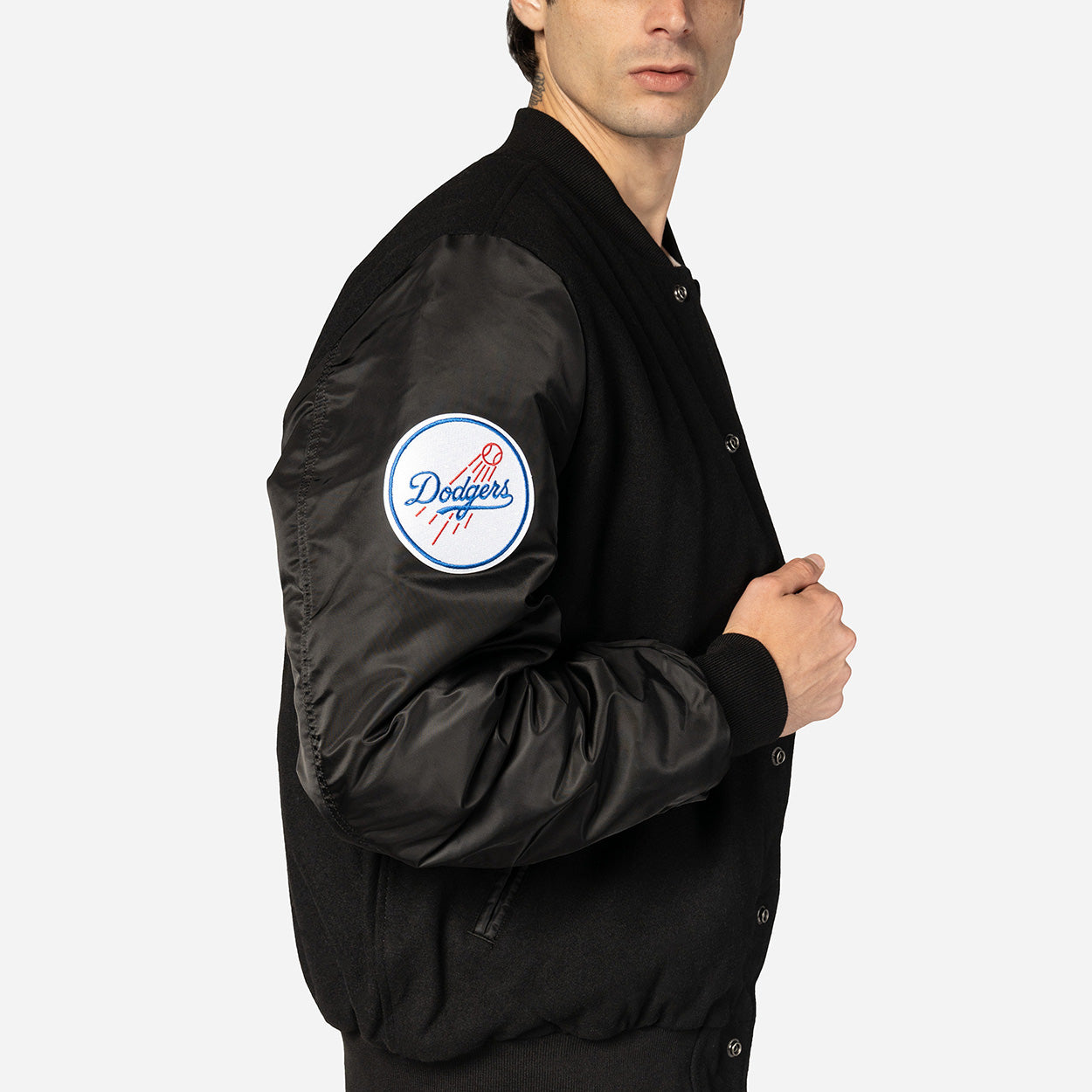 ALPHA INDUSTRIES X LOS ANGELES DODGERS BLACK JACKET