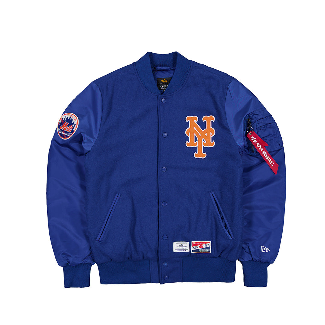 ALPHA INDUSTRIES X NEW YORK METS BLUE JACKET