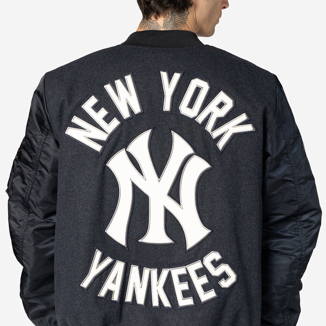 ALPHA INDUSTRIES X NEW YORK YANKEES NAVY JACKET