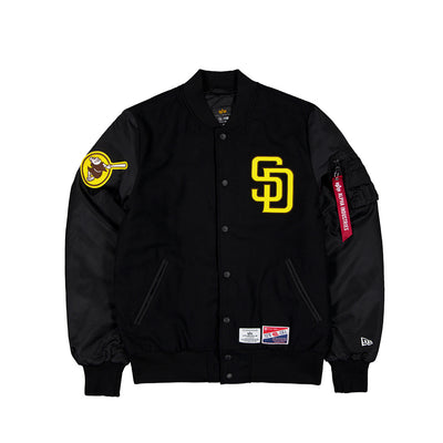 ALPHA INDUSTRIES X SAN DIEGO PADRES BLACK JACKET