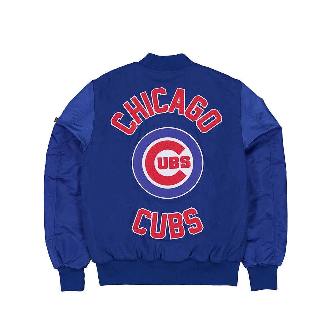 ALPHA INDUSTRIES X CHICAGO CUBS BLUE JACKET