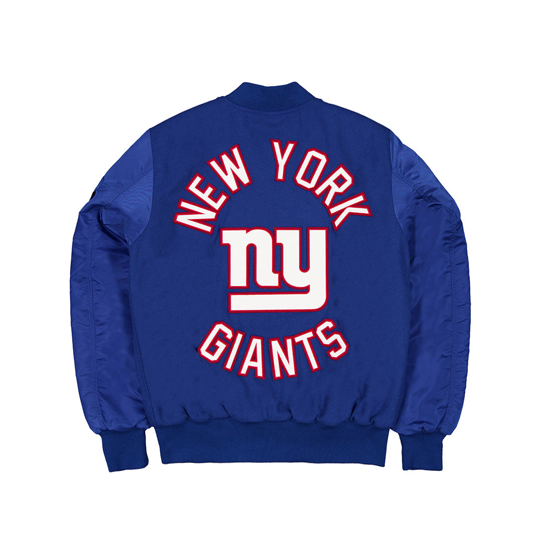 ALPHA INDUSTRIES X NEW YORK GIANTS BLUE JACKET