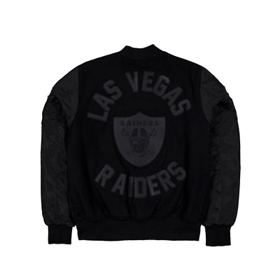 ALPHA INDUSTRIES X LAS VEGAS RAIDERS BLACK JACKET