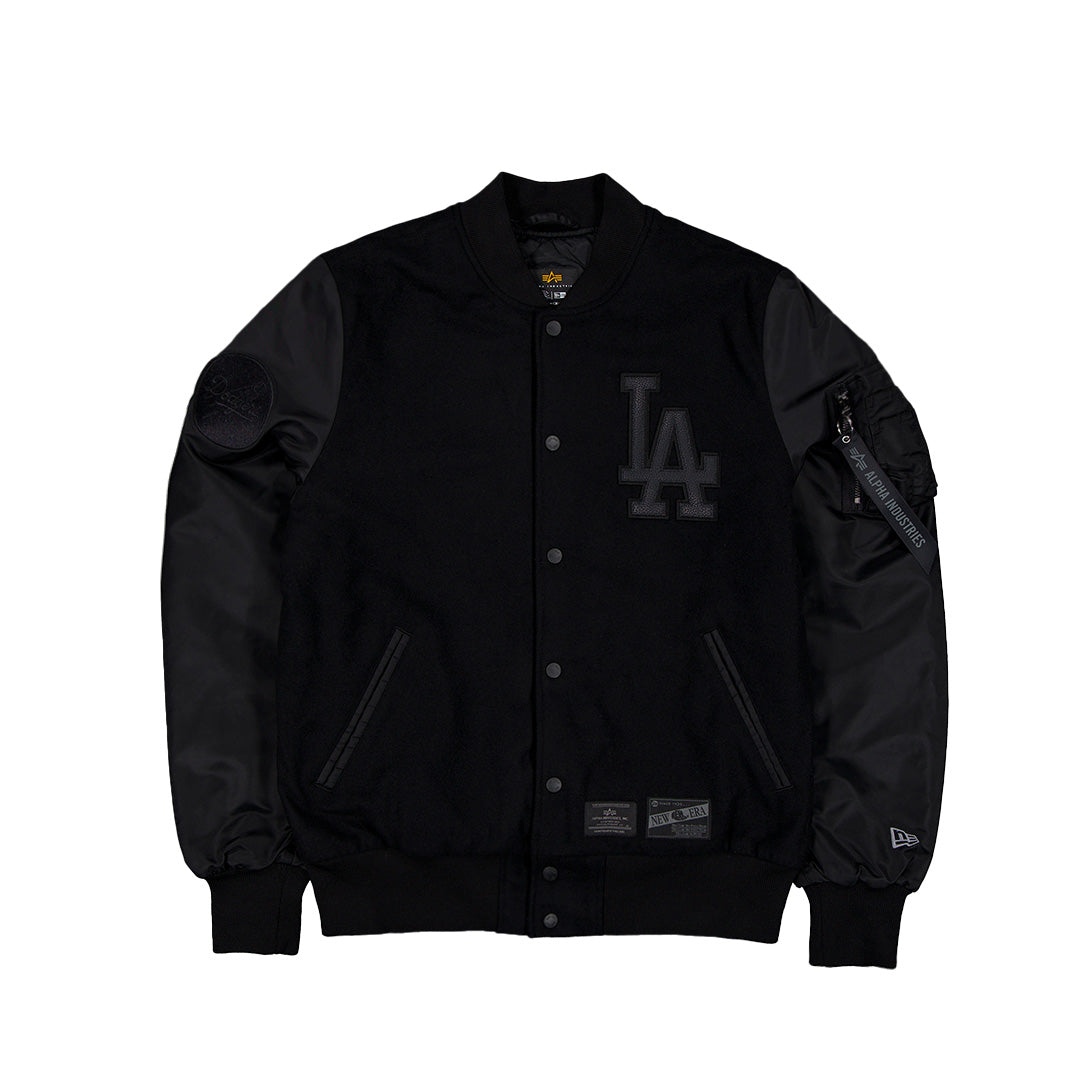 ALPHA INDUSTRIES X LOS ANGELES DODGERS BLACK JACKET