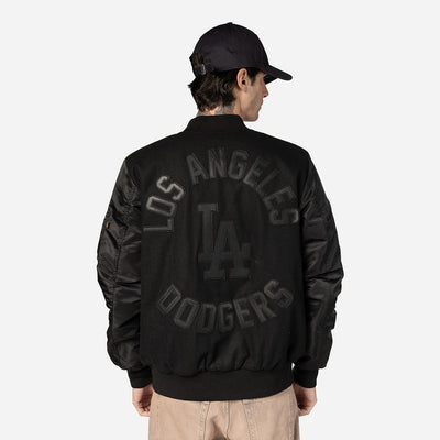 ALPHA INDUSTRIES X LOS ANGELES DODGERS BLACK JACKET