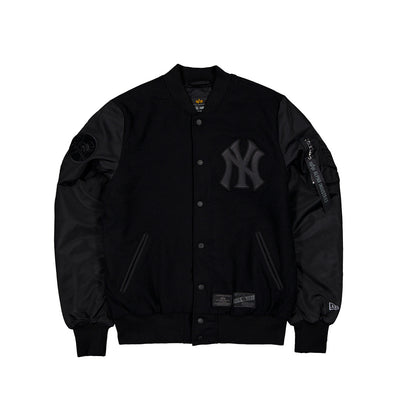 ALPHA INDUSTRIES X NEW YORK YANKEES BLACK JACKET