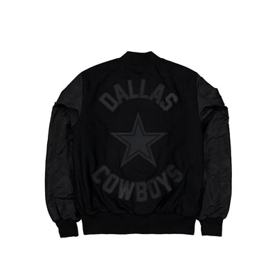 ALPHA INDUSTRIES X DALLAS COWBOYS BLACK JACKET