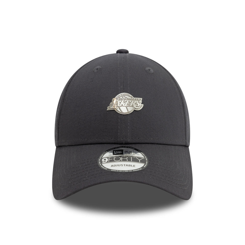 LOS ANGELES LAKERS METALLIC PIN BLACK 9FORTY CAP