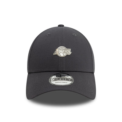 LOS ANGELES LAKERS METALLIC PIN BLACK 9FORTY CAP